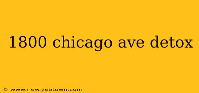 1800 chicago ave detox
