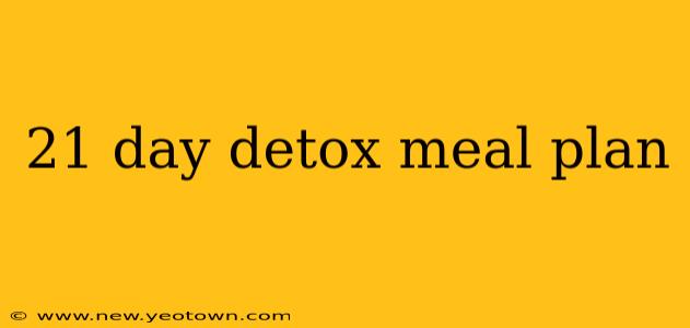 21 day detox meal plan