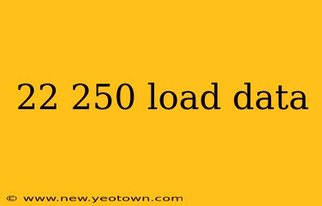 22 250 load data