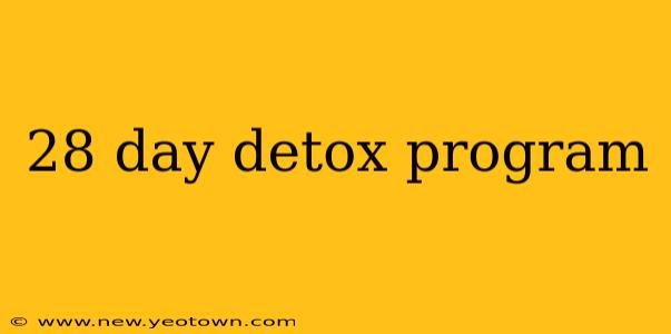28 day detox program