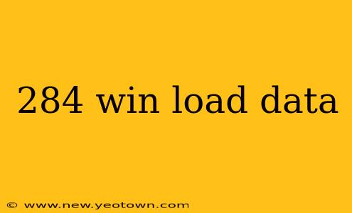 284 win load data