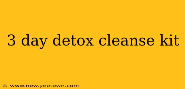 3 day detox cleanse kit