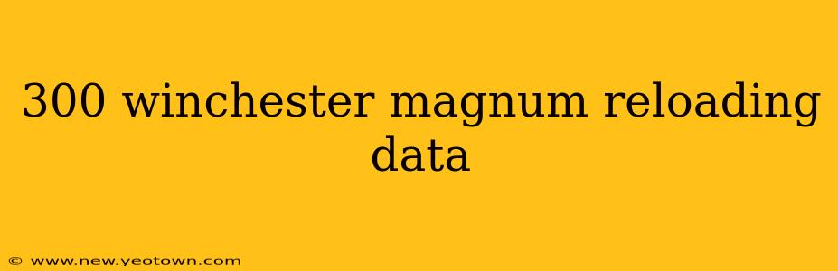 300 winchester magnum reloading data