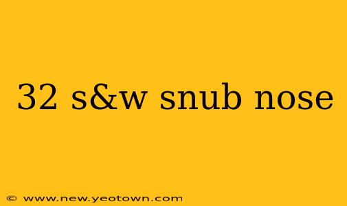 32 s&w snub nose