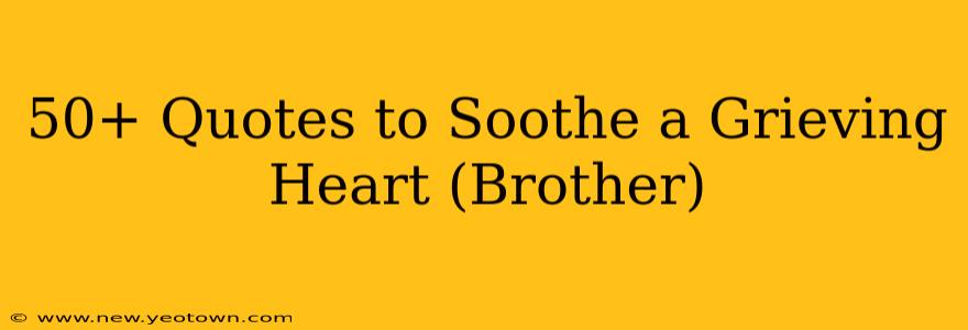 50+ Quotes to Soothe a Grieving Heart (Brother)