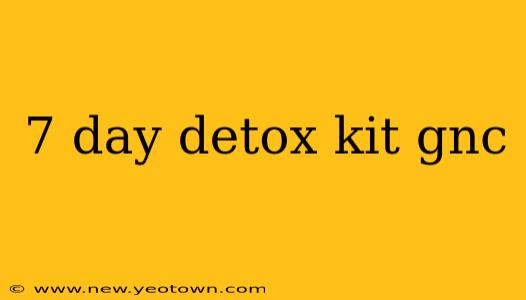 7 day detox kit gnc