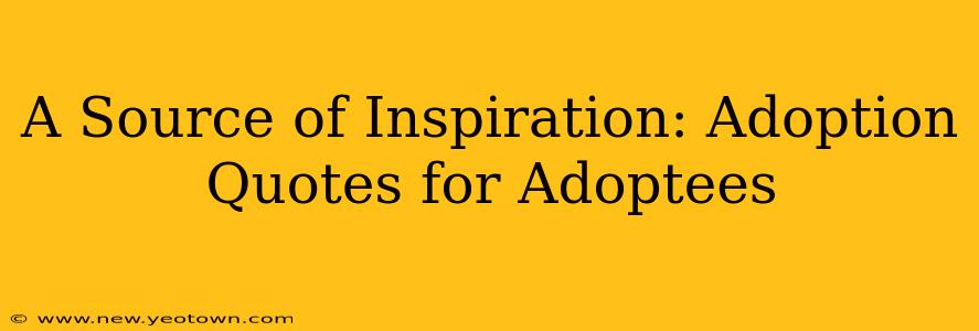 A Source of Inspiration: Adoption Quotes for Adoptees