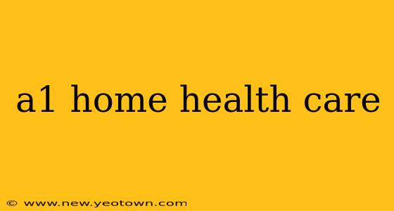 a1 home health care