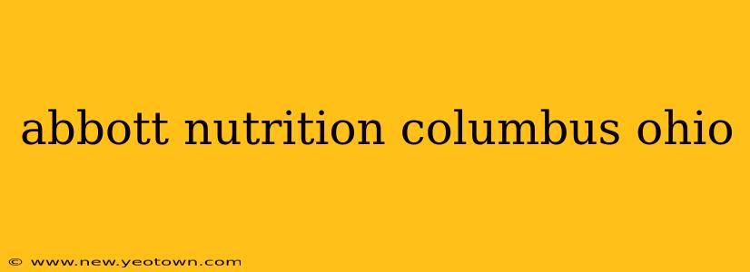 abbott nutrition columbus ohio