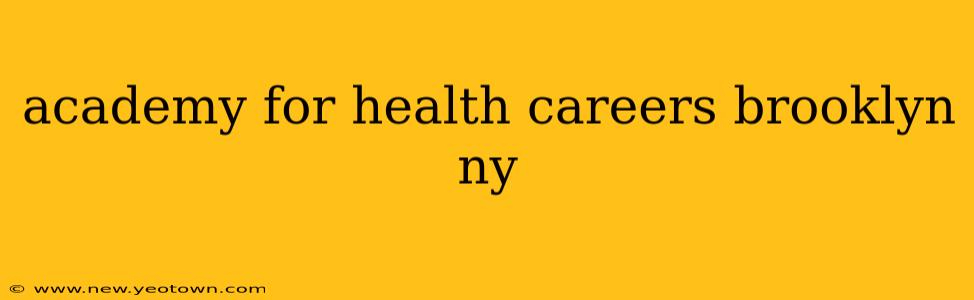 academy for health careers brooklyn ny