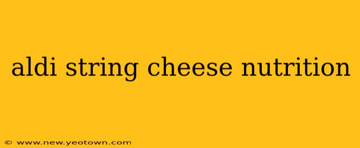 aldi string cheese nutrition