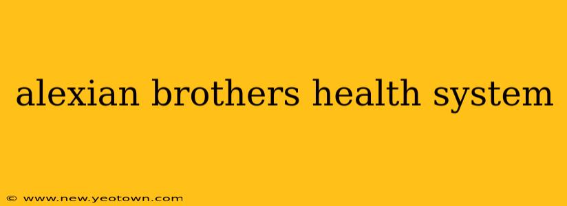 alexian brothers health system