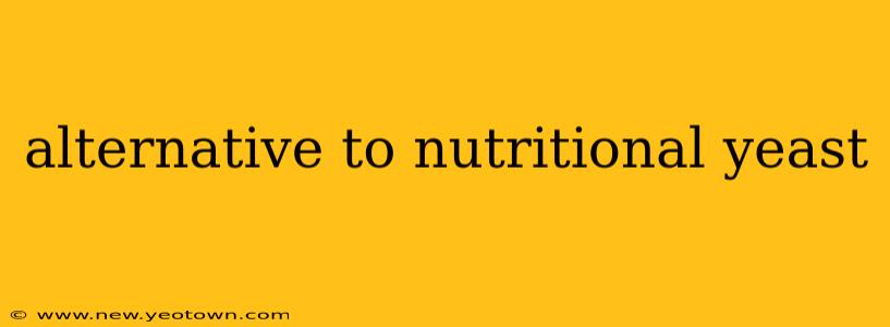 alternative to nutritional yeast