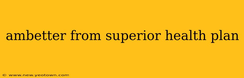 ambetter from superior health plan