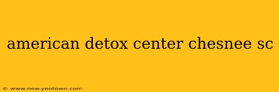 american detox center chesnee sc
