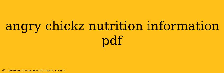 angry chickz nutrition information pdf