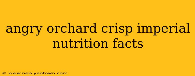 angry orchard crisp imperial nutrition facts
