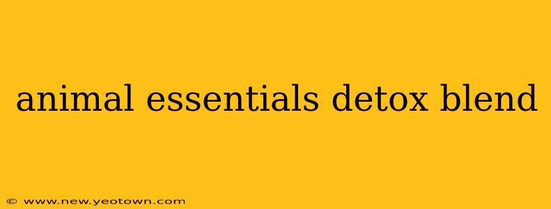 animal essentials detox blend