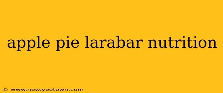 apple pie larabar nutrition