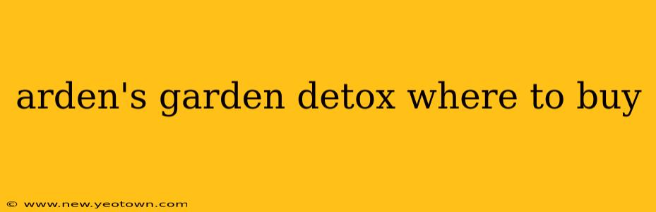 arden's garden detox where to buy