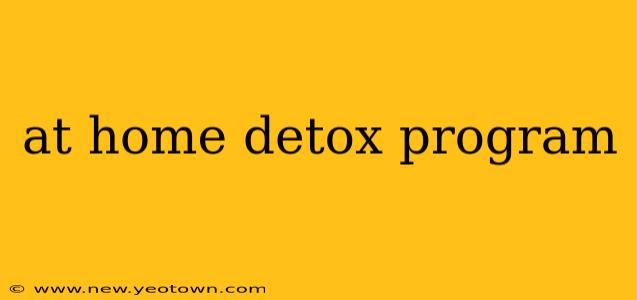 at home detox program
