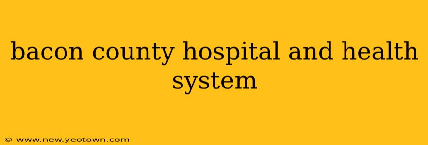 bacon county hospital and health system