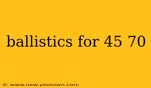 ballistics for 45 70