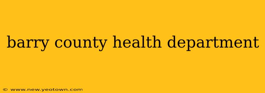 barry county health department