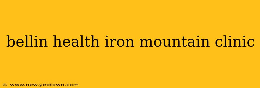 bellin health iron mountain clinic