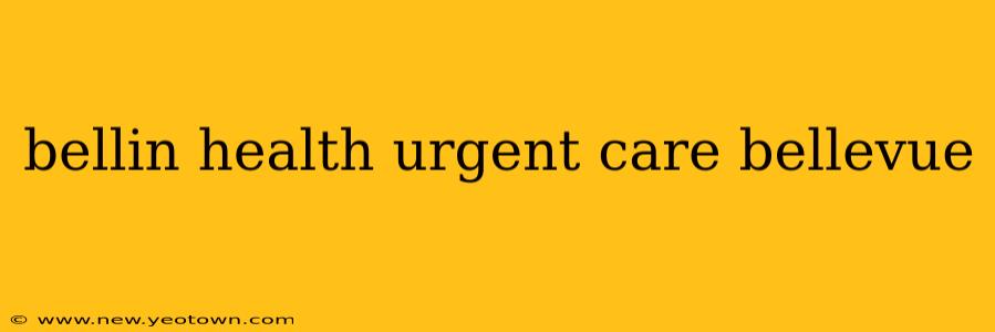 bellin health urgent care bellevue