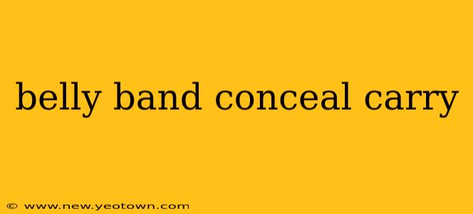 belly band conceal carry
