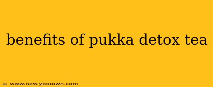 benefits of pukka detox tea