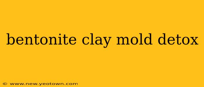 bentonite clay mold detox