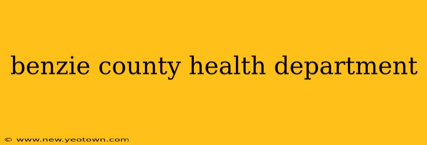 benzie county health department