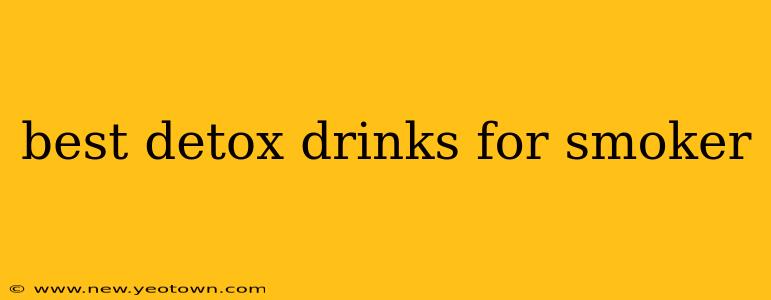 best detox drinks for smoker