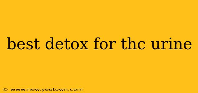best detox for thc urine