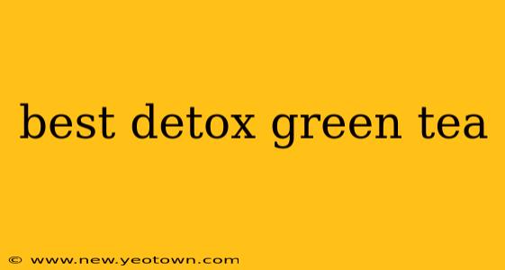 best detox green tea