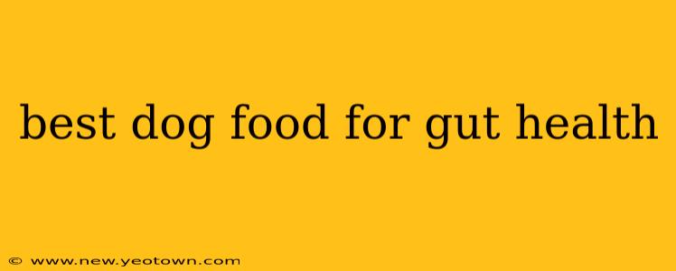best dog food for gut health