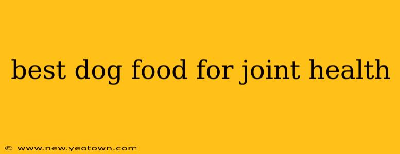 best dog food for joint health
