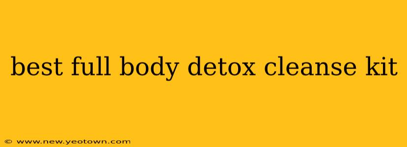 best full body detox cleanse kit
