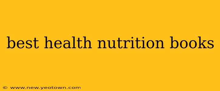 best health nutrition books