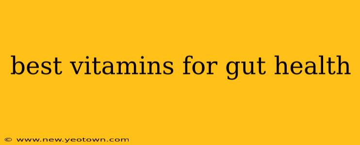 best vitamins for gut health