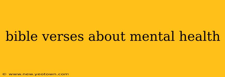 bible verses about mental health