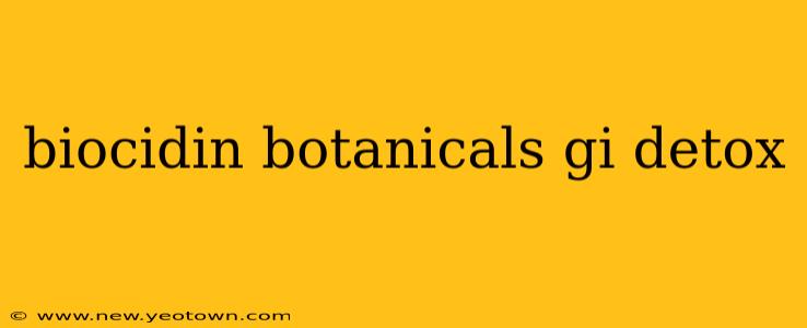 biocidin botanicals gi detox