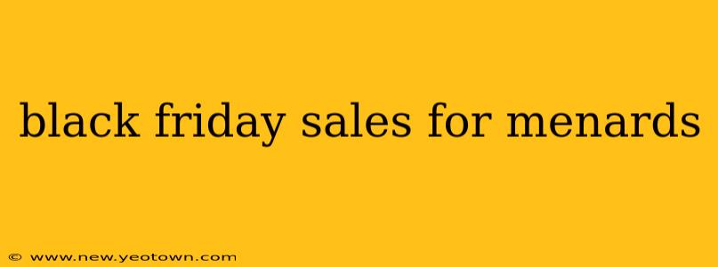 black friday sales for menards