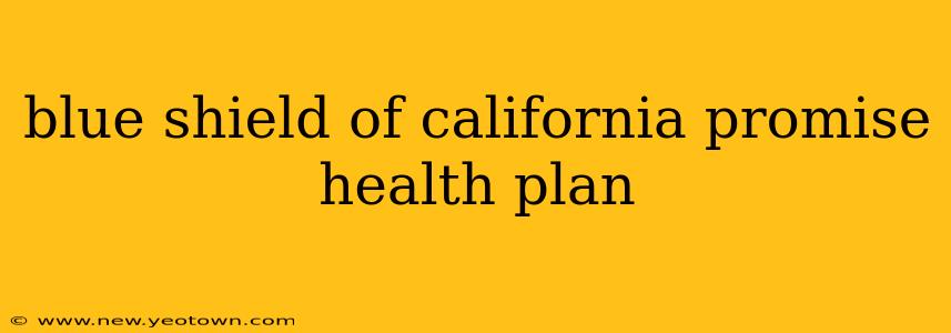 blue shield of california promise health plan