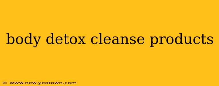 body detox cleanse products