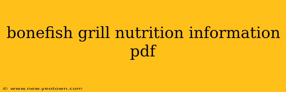 bonefish grill nutrition information pdf