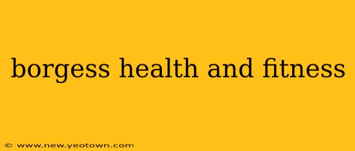 borgess health and fitness