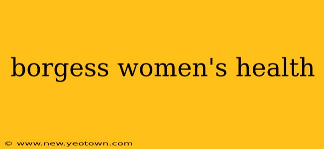 borgess women's health